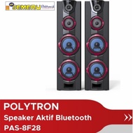 POLYTRON Bluetooth Speaker Aktif Karaoke 8 Inch PAS8F28 / PAS-8F28