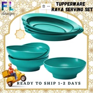 Tupperware 8 IN 1 SET Gourmet Plates  550ml &Gourmet Blossom Bowl  Pinggan Mangkuk