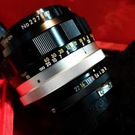 Nikon Nikkor-H. auto 85mm F1.8 經典藍玉人像鏡（附B+W保護鏡）