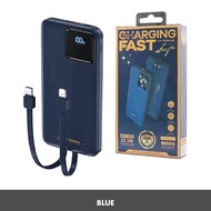 REMAX RPP-500 Suji Series 20W+22.5W PD+QC Fast Charging Cabled Power Bank 10000mAh