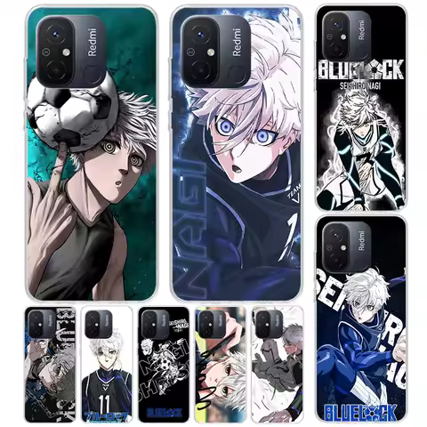 Blue Lock Nagi Seishiro Cover For Xiaomi Redmi 14C 13 13C 12 12C 10 10C 9 9C 9T 9A Phone Case 10A 8A