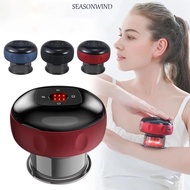 SEASONWIND Vacuum Cupping Device, Intelligent Breathing Electric Heating Body Scraping Massager, Eas