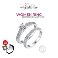RVC13 S925 Ring for Women Cincin Perempuan Women Ring Engagement and Wedding Silver 925 Ring