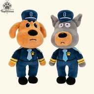 Sheriff Labrador Plush Toy | Cartoon Doberman LOMBARD Sheriff Doll | Cute Funny Animation Merchandis