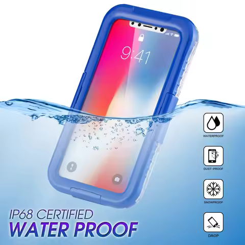 For Huawei P50 P40 P30 P20 Mate 40 30 20 Pro Lite Nova 8SE Nova 7 5G Nova 5T Honor 8X 9A Waterproof 