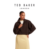 Ted Baker Womens ARORHA Zip Through Funnel Neck Sweat Top