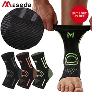 Maseda 1Piece Ankle Support 3D Knitted Breathable Fitness Basketball Badminton Foot Sleeve