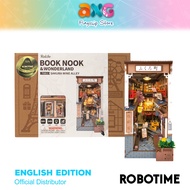 Robotime Rolife Sakura Wine Alley DIY Book Nook Shelf Insert Puzzles Kit (TGB11) Book Nook Kit