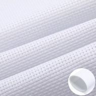Zeyune Needlepoint Canvas 20 x 24 Inches 18 Mesh Blank White Canvas with 36 Colors Cotton Threads an