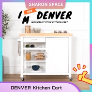 [SALES] DENVER Kitchen Cart / Kitchen Trolley / Kitchen Island / Troli Dapur