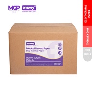 110mm x 20m ECG PAPER 100R/Carton Emway Hospital Clinic ECG Medical Chart Paper