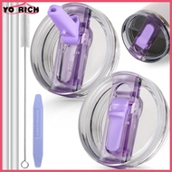 40oz Flip Straw Leak Proof Lid for 40oz Stanley Cup Accessories Stanley Lid, 2 Pack No Spill Lid Rep