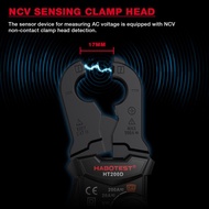 Enjoyeveryday-MY YIWENG Digital Clamp Meter HT200D 2000 Counts True RMS NCV 600V Voltage 200A DC/AC 