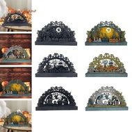 [Gamchiano] Halloween Decoration Ghost House Table Decor Decorative Sculpture Crafting