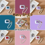 READY STOCKFor Aukey EP-T31 Case DIY Cute bowknot Soft Silicone Earphone Case Casing Cover NO.3
