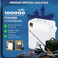 WEKOME Fishing Outdoor Powerbank Portable Fast Charging Large 100000mah Power Bank Capacity WKWP100