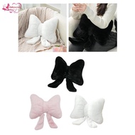 [Abbraccia] Pillow Modern Plush Pillow Bowknot Throw Pillow for Study Room Couch Car