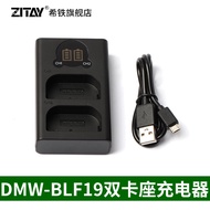 Zitay Hi-Tec Panasonic DMW-BLF19 Charger for DMC-GH3 GH5 GH4 Single Reflex Camera Battery Seat Charg