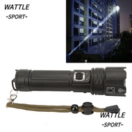 WATTLE LED Flashlight, 5 Modes IPX4 Waterproof USB Flashlight, Durable 1200LM 30W Powerful Flashligh