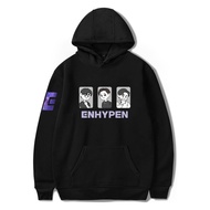 Prowow Mens Team Enhypen Loose Mens Hoodie Kpop Enhypen Hip Hop Pullover Hooded Sweatshirt