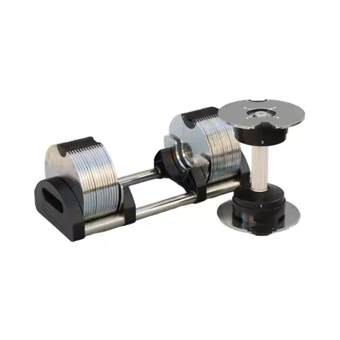 Adjustable 1kg Increment Steel Dumbbells Custom Weight Features for Home Gym Fitness & Strength 20-3
