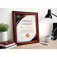Photo Frame - Certificate Frame 13cm x 18cm, A5 15cm x 21cm, A4 21cm x 30cm Wall Mounted - Luxurious