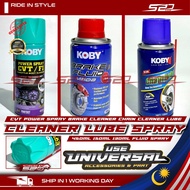 Chain Lube Brake Lube KOBY Universal Use 130ML 150ML 450ML Brake Chain Cleaner Chain Brush Spray CVT