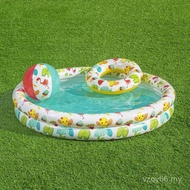 Swimming Pool Two-Ring Pool bestway51124 Sand Pool Set Children's Pool Ball Family Ocean Inflatable 