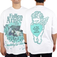 OVERSIZE 90s MOVIES FALLEN ANGELS TSHIRT WHITE MEN WOMEN UNISEX COTTON COMBED 20s