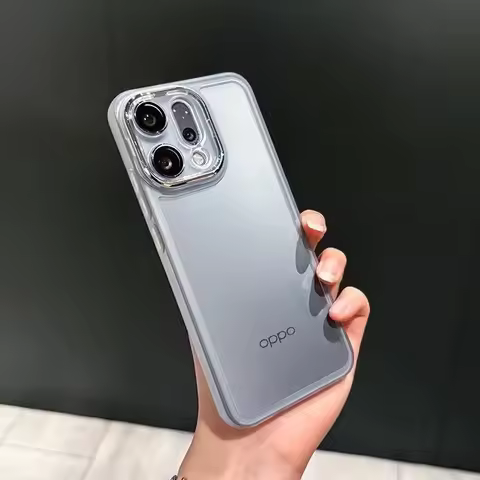 For OPPO Find X9 Pro Case Simple Transparent Silicone with Lens Film Cover For OPPO Find X9 X8 X7 Ul