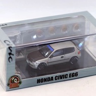 BMC 1/64 Civic EG6 Honda Civic EG6 Car Model Toy Ornaments