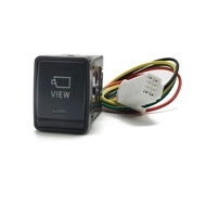 1PC Camera Push Switch Car Orange LED Light Camera View Control Button Switch for Nissan Teana Sylph