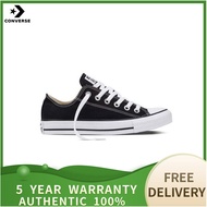 （Genuine Special）Converse All Star (Classic) ox Black Men's and Women's Canvas Shoe รองเท้าผ้าใบ- 5 year warranty