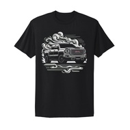 Gmc Sierra Denali Truck Gm At4 Duramax Unisex Black T-Shirt