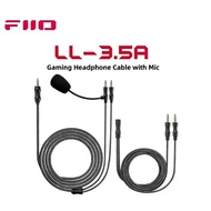 FiiO LL-3.5A Gaming Headphone Cable with Mic Include PC Extension Cable Applicable To FT1/FT1 PRO