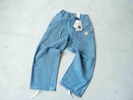 全新INVINCIBLE x Carhartt 牛仔工裝褲INVINCIBLE x Carhartt聯名款雙膝結構牛仔褲  男女通穿  INVINCIBLE 牛仔褲x Carhartt牛仔褲 INVI