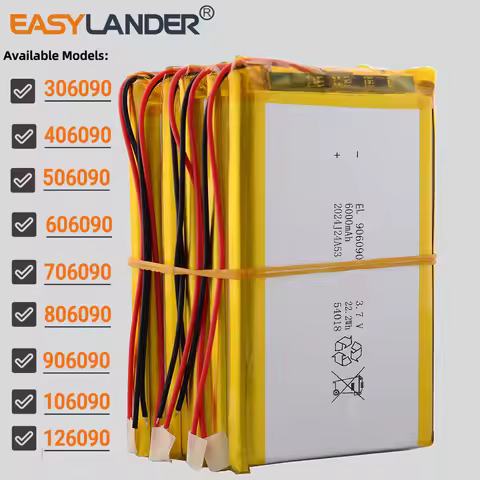 5pcs/Lot 606090 3.7V 4500mAh Lithium Li-ion Lipo Polymer Battery 306090 406090 506090 706090 806090 