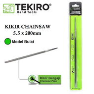 Tekiro Kikir Bulat Chainsaw - Kikir Rantai Gergaji Senso - Chainsaw Files 5.5 x 200mm Kikir Chainsaw