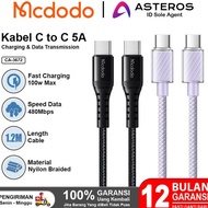 Mcdodo Cable Pd Type C To Type C 20Cm 1M 2M 3M Fast Charging 60W-100W