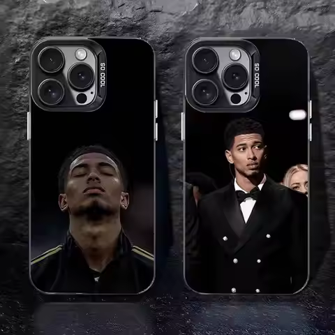 Football J-Jude Real M-Madrid Phone Case For iPhone 17 16 15 14 13 12 11 Pro Max XS Max 7 8 Plus Sho