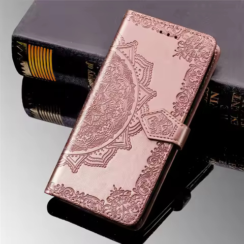 Emboss Flower Leather Case For Sony Xperia 10 5 1 IV III II I L4 XZ5 20 8 ACE 3 2 Cartoon Datura Wal