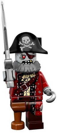 Lego minifigures 71010 Zombie Pirate