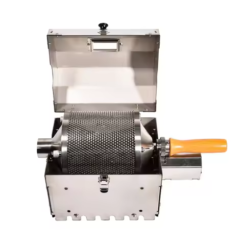 AS1-S400T Coffee Baking Machine Commercial Coffee Bean Baking Machine Heat resistant Quartz Glass Dr