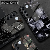 Softcase Glass Case Vivo V27E/V27 5G Latest [SK-05] V27 5G Mobile Phone Case - Mobile Phone Protecto
