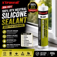 【Ready Stock】X’TRASEAL SN-501 Neutral Silicone Sealant 100% RTV Glass Aquarium Gam Silicon Waterproo