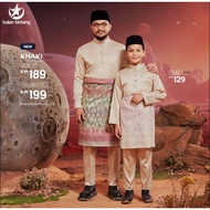 [ SLIM FIT ] Baju Melayu Bulan Bintang 2024 KHAKI