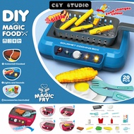 Mainan masak masak Fast Food Kitchen Toys Makanan Segera mainan masak masakan set Food Toy Kitchen P