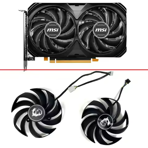 GPU FAN For MSI GeForce RTX 4070 TI VENTUS 2X BLACK RTX4070 RTX4060 TI VENTUS 2X 95MM 4PIN PLD10010S