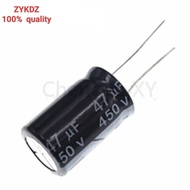 5PCS 450V47UF 16x25mm Aluminum Electrolytic Capacitor 47UF450V