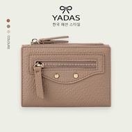 YADAS Dompet Wanita Mini Korea Premium | Dompet Kartu & Uang Stylish Korean Look Elegan & Compact
